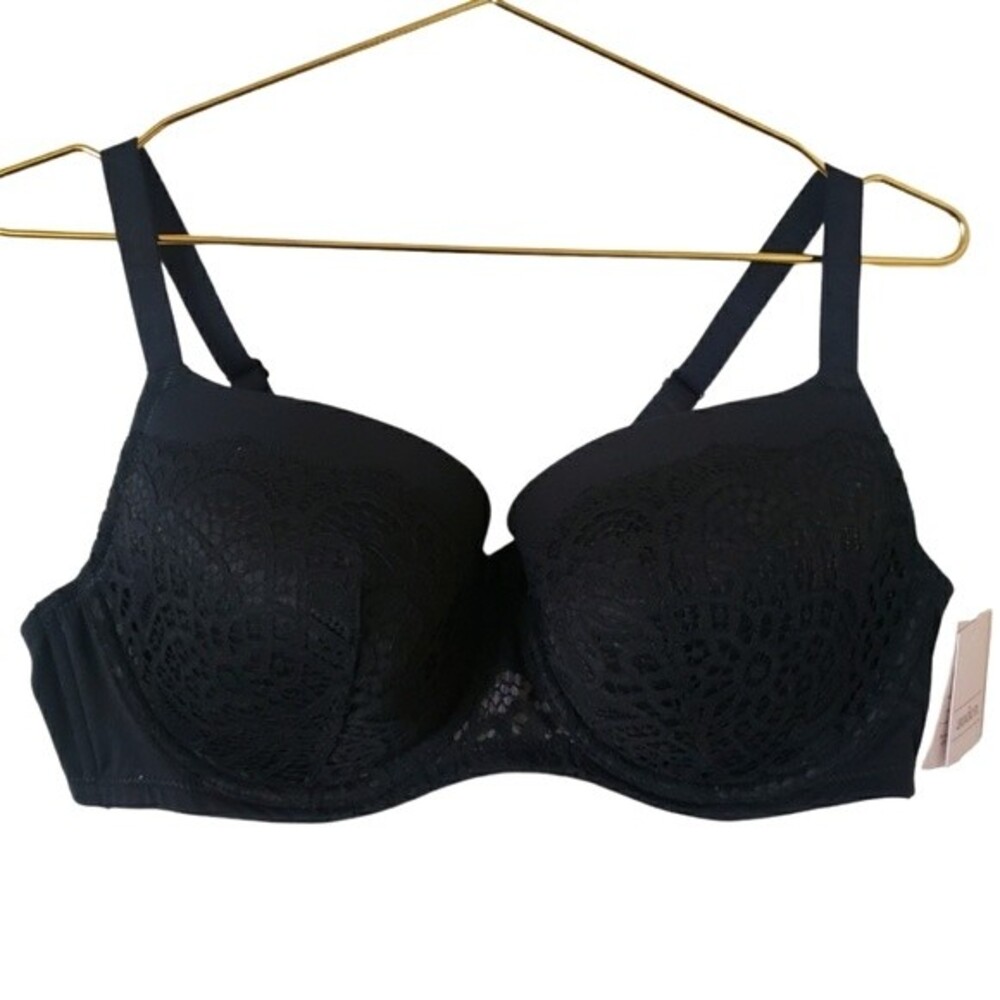 Auden Lace Underwire Bra in Black Size 42D
